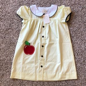 TBBC size 6 apple appliqué dress